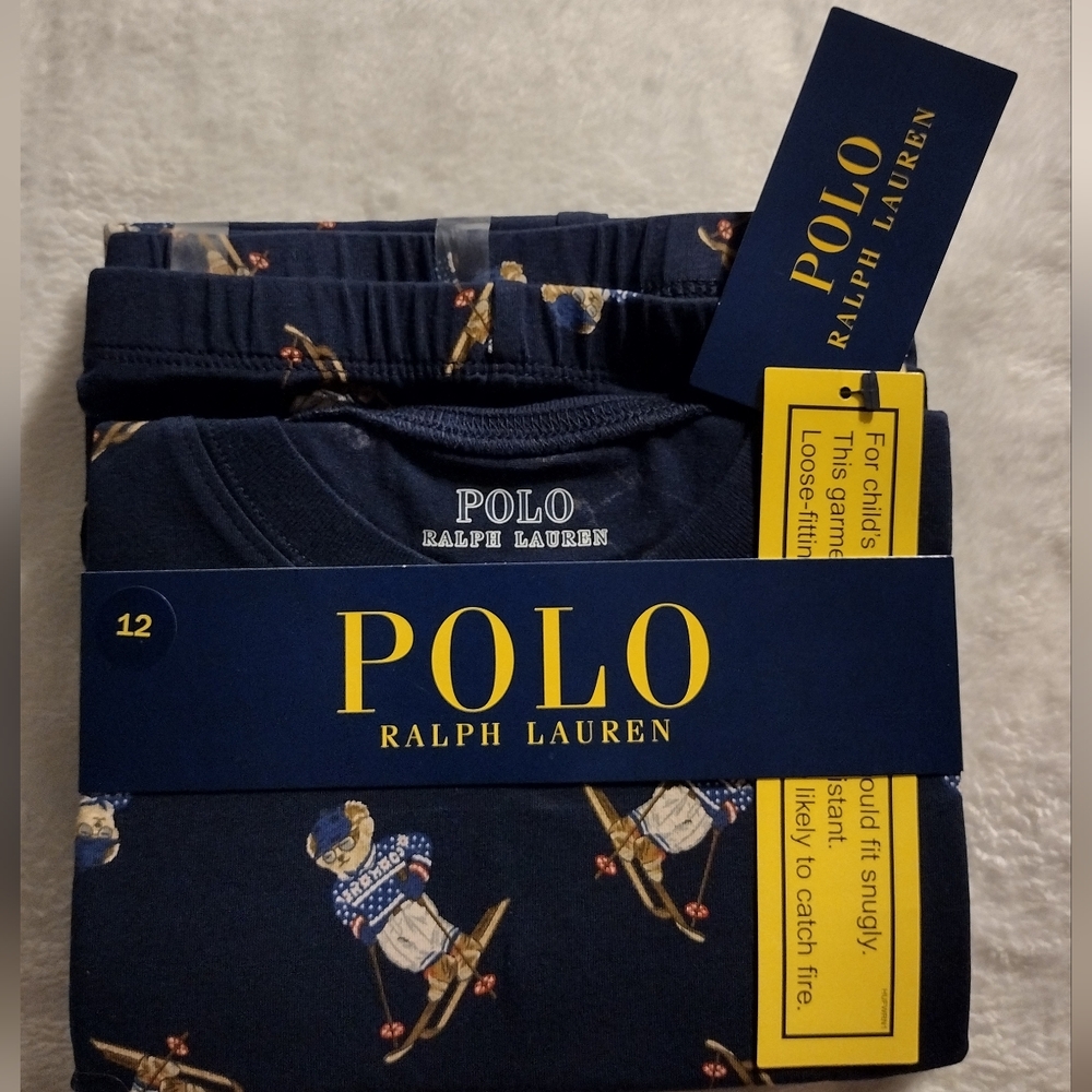 Polo Ralph Lauren Navy Pajama Set